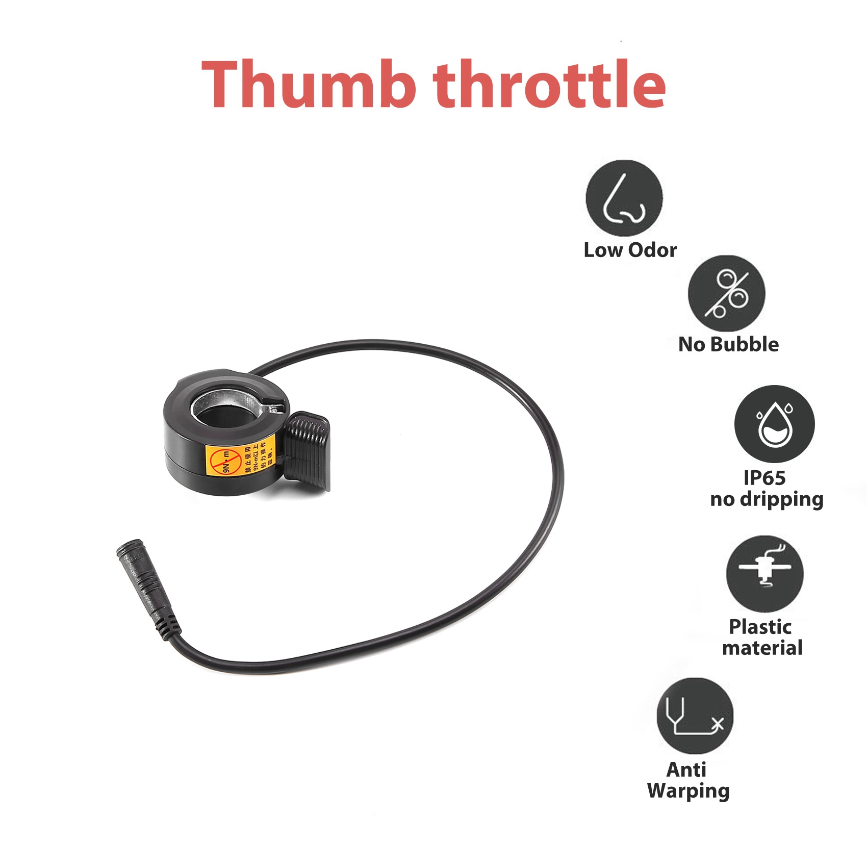 AB31-Thumb Throttle For Bafang - огляд і ціна Mid Drive Motor Kit 52V 1000W