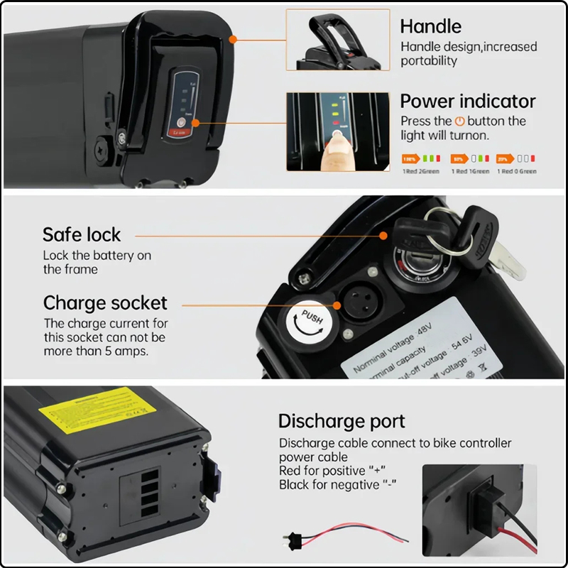 Electric Bicycle 36v 48v 52v S - огляд і ціна Electric Bicycle Battery 72V 30Ah